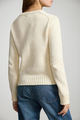 Maglione da donna Polo Ralph Lauren con bandiera e logo retro
