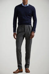 Maglia da uomo Polo Ralph Lauren in lana a girocollo outfit