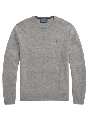 Maglione da uomo Polo Ralph Lauren in lana tinta unita fronte