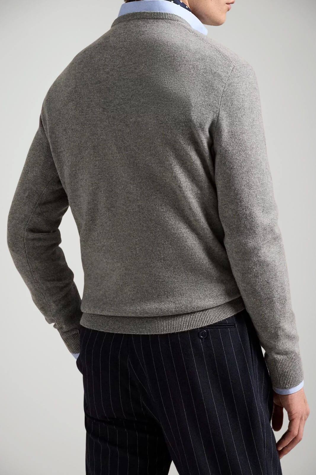 Maglione da uomo Polo Ralph Lauren in lana tinta unita retro