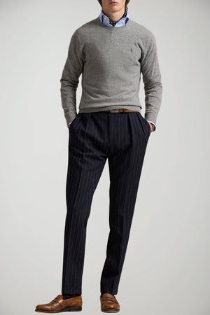 Maglione da uomo Polo Ralph Lauren in lana tinta unita outfit