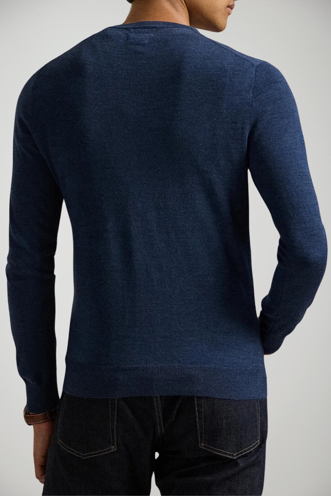 Maglione da uomo Polo Ralph Lauren a girocollo in lana retro