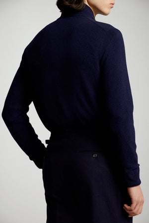 Maglia da uomo Polo Ralph Lauren collo alto mezza zip retro