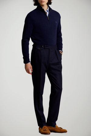 Maglia da uomo Polo Ralph Lauren collo alto mezza zip outfit