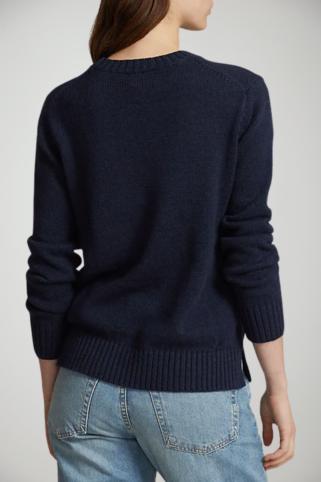 Maglione Polo Ralph Lauren da donna con ricamo bear retro