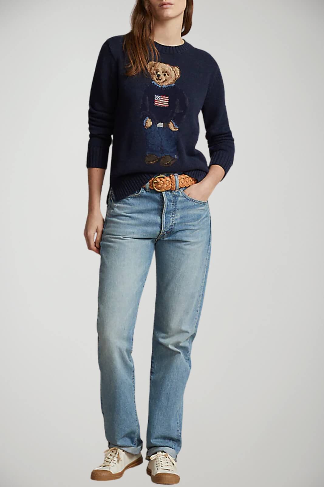 Maglione Polo Ralph Lauren da donna con ricamo bear outfit