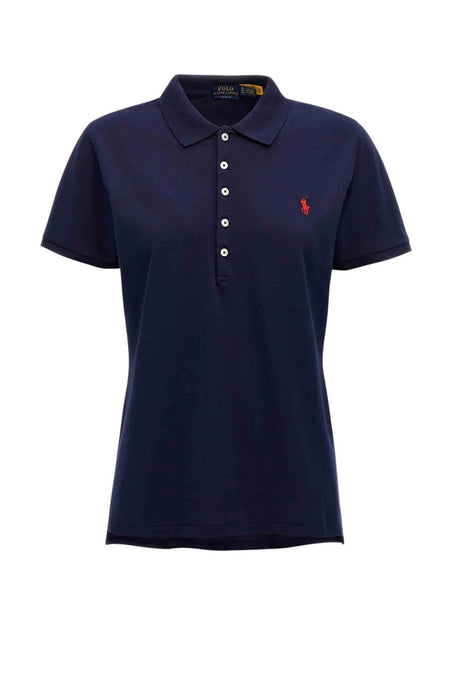 Polo da donna Polo Ralph Lauren in pique  a maniche corte con logo