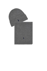 Polo Ralph Lauren Box Sciarpa e Cappello / Grigio