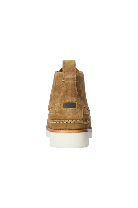 Scarpa da uomo Polo Ralph Lauren in camoscio con stringhe retro