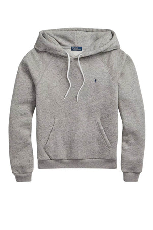 Felpa da donna Polo Ralph Lauren con cappuccio coulisse e logo fronte