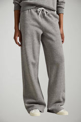 Pantaloni da donna Polo Ralph Lauren in felpa con coulisse e logo fronte 1