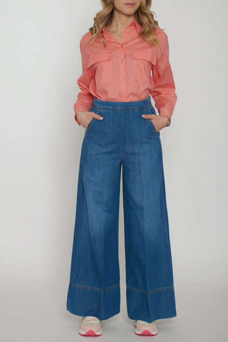 Kaos Camicia Donna con spacco sul retro