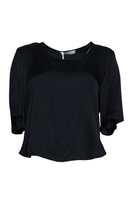 Blusa de satén efecto Kaos para mujer