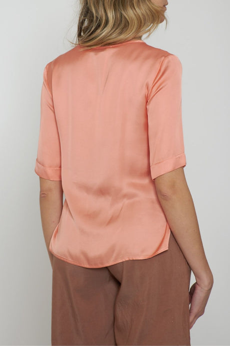 Kaos Blusa Donna effetto satin