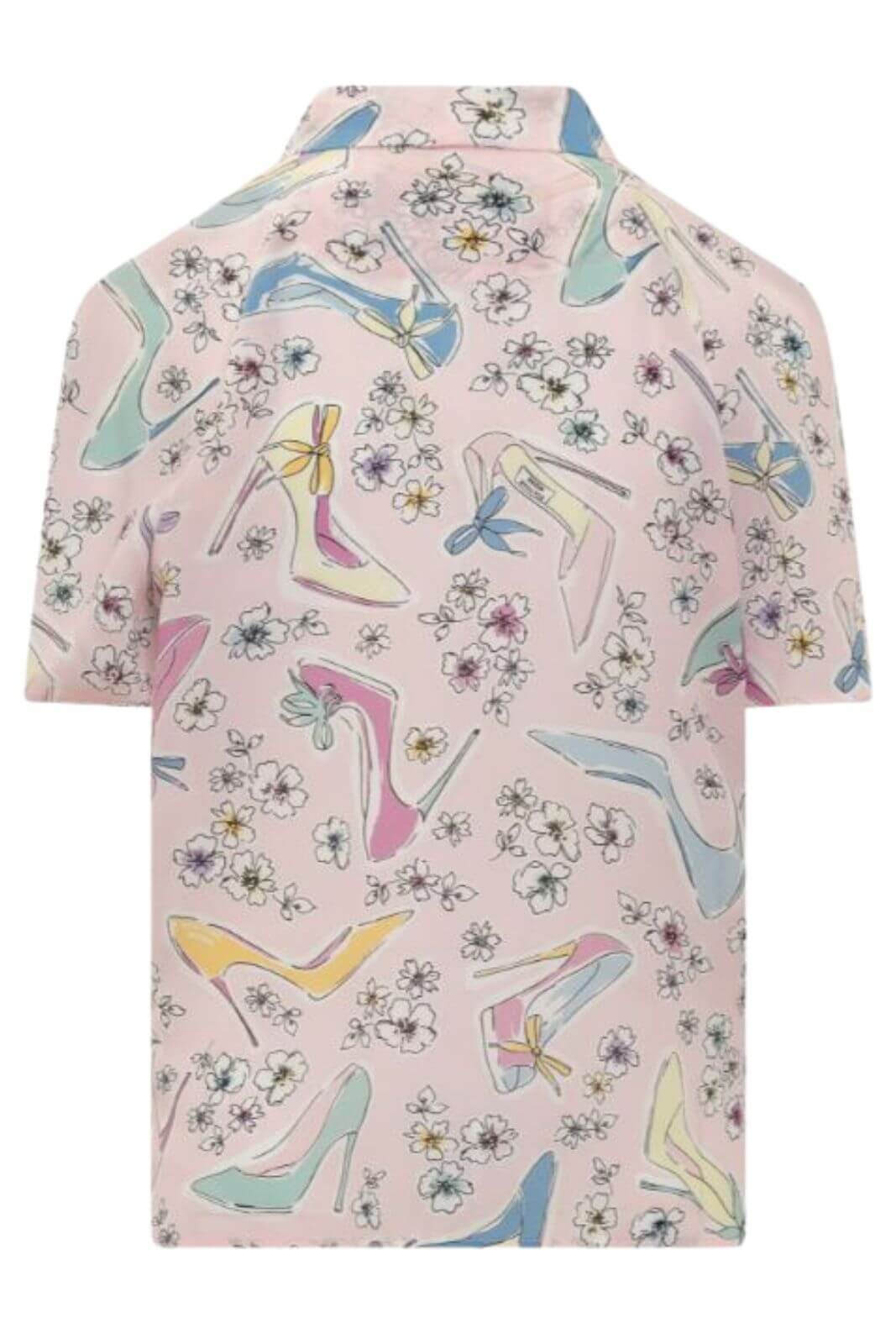 Moschino Boutique Camicia Donna in seta con nodo