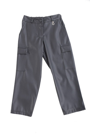 Pantalón cargo niña ecopiel Relish