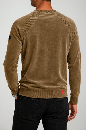 RRD Maglia Uomo Velvet Tecno Wash Round / Tortora