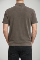 RRD Polo Uomo in piquè Tecno Wash / Tabacco