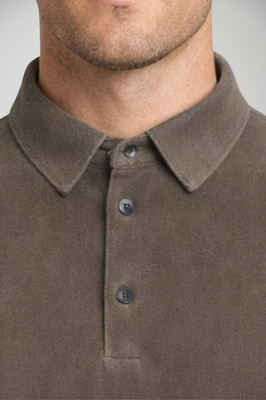 RRD Polo Uomo in piquè Tecno Wash / Tabacco