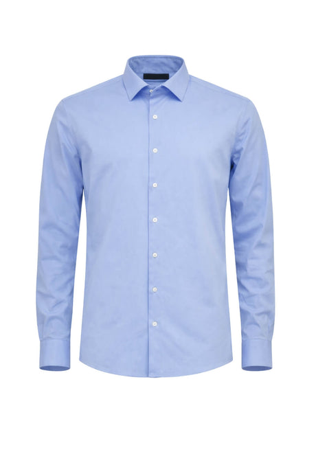 Camicia da uomo RRD in tessuto antipiega con bottoni centrale