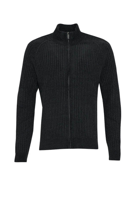 Cardigan da uomo RRD in velluto collo alto fronte