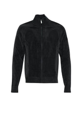 Cardigan RRD da uomo in velluto a collo alto fronte