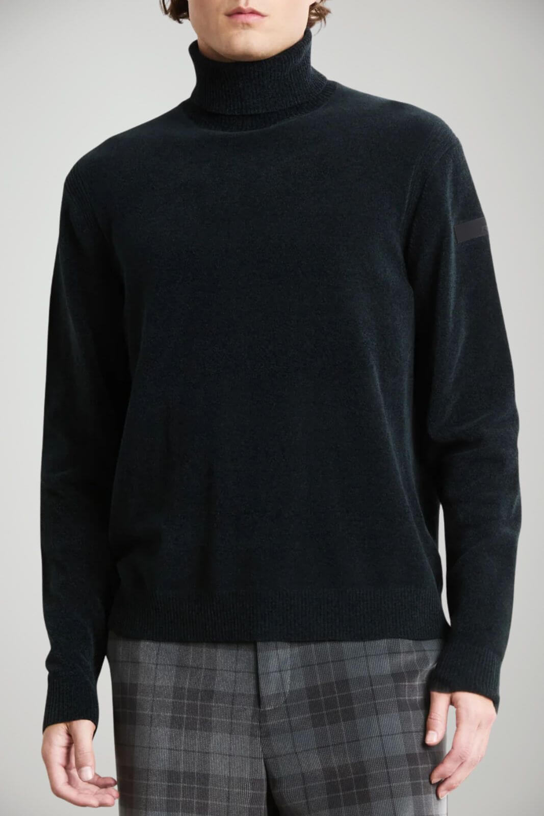 RRD Dolcevita Uomo Velvet Turtleneck Knit / Nero