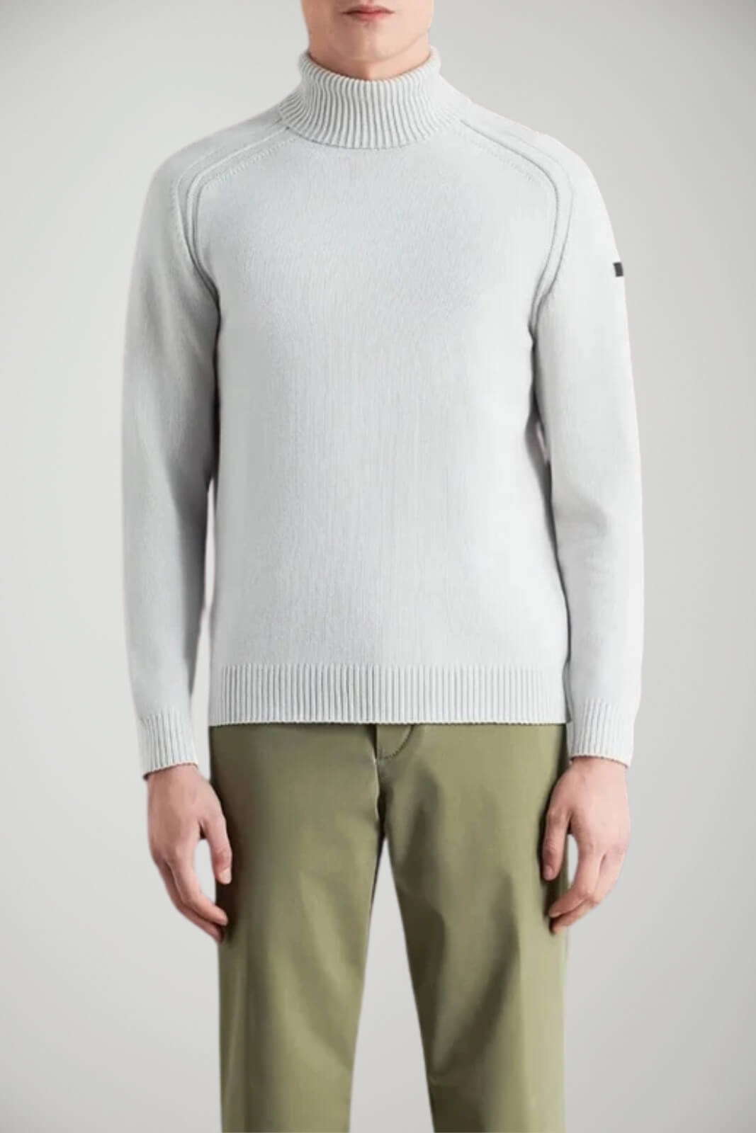 Dolcevita da uomo RRD in cotone con logo