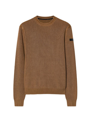 RRD men's Cotton Tecno Wash jumper / Caramel