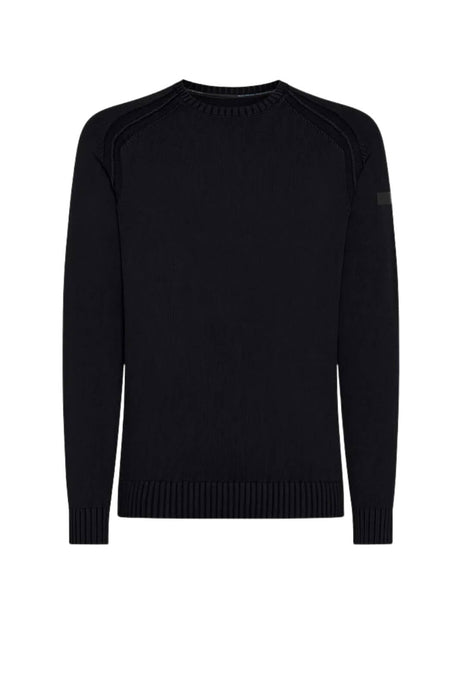 Maglia da uomo RRD a girocollo con logo al braccio fronte