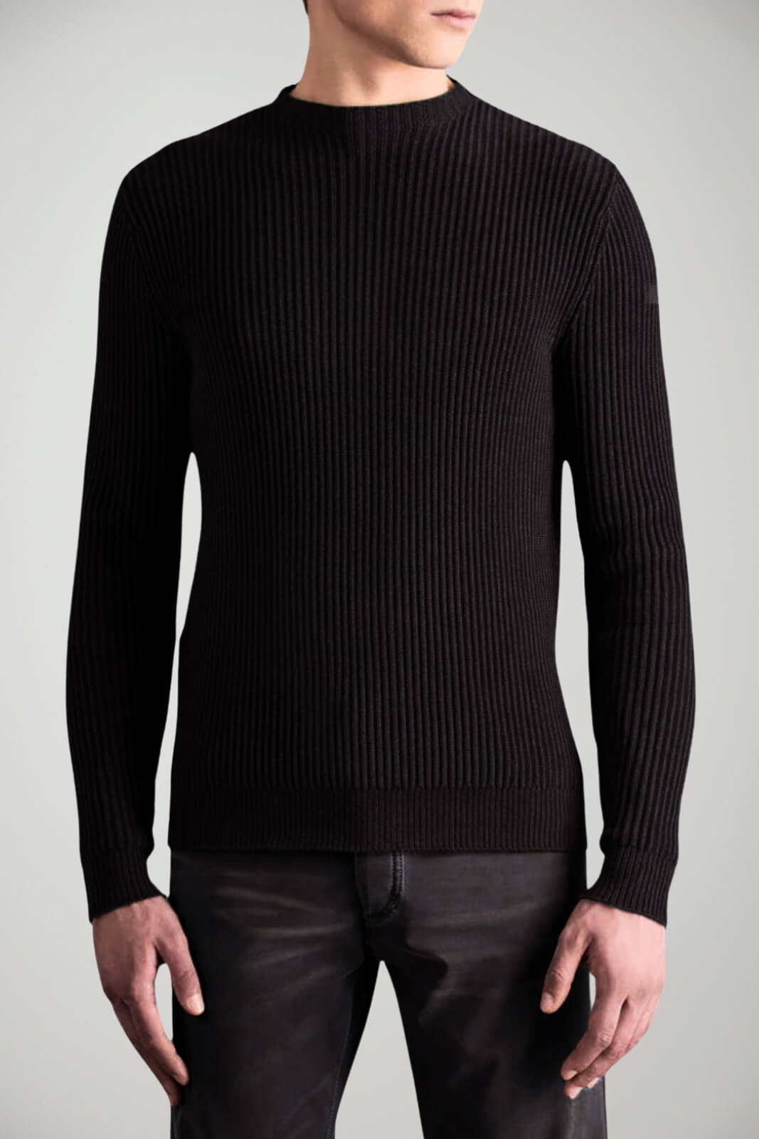 Maglione RRD da uomo a coste  