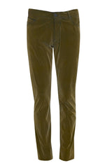Pantaloni da uomo RRD a cinque tasche in velluto