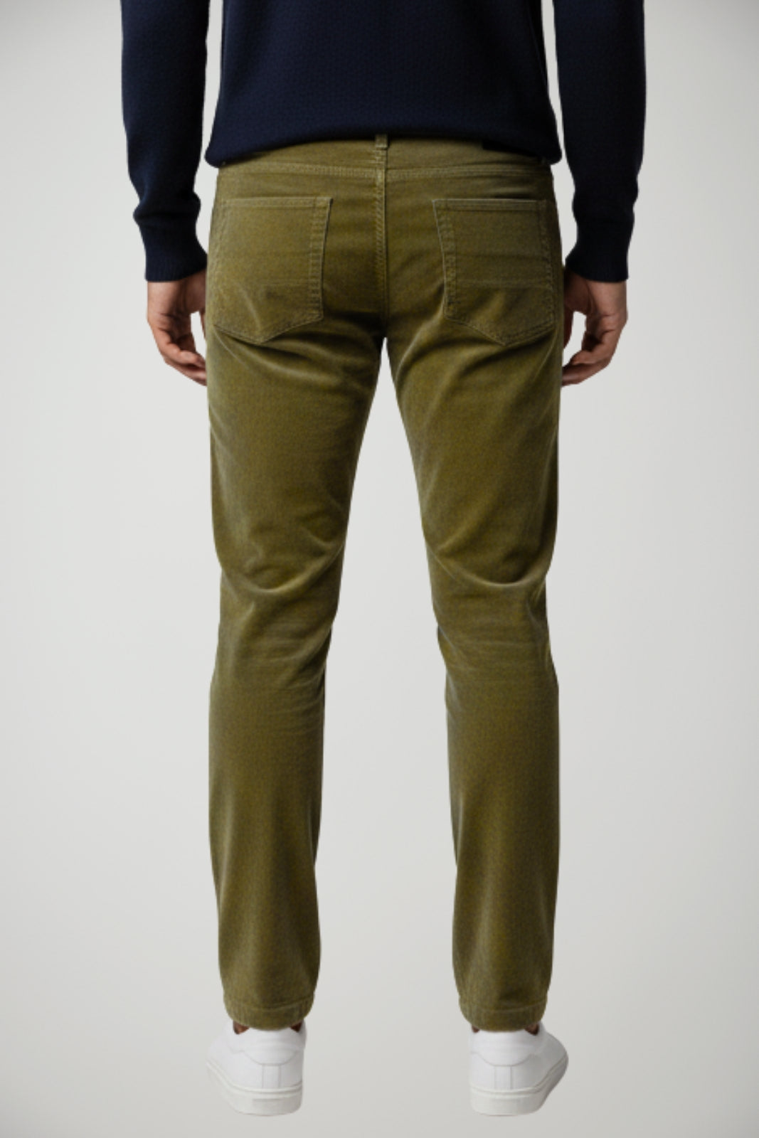 Pantaloni da uomo RRD a cinque tasche in velluto