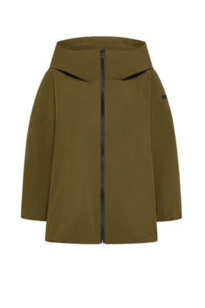 Parka da donna RRD con cappuccio over fit fronte