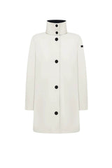 Parka da donna RRD in tessuto tecnico con logo al braccio fronte