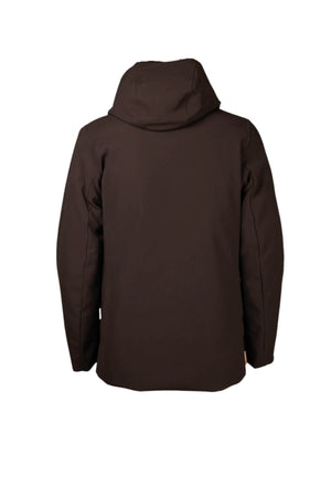 Giubbotto lungo uomo con cappuccio RRD retro