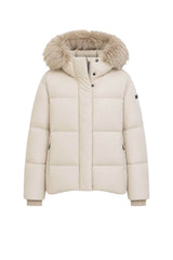 RRD Piumino Donna Fly Tubic 18 Hood Fur / Avorio