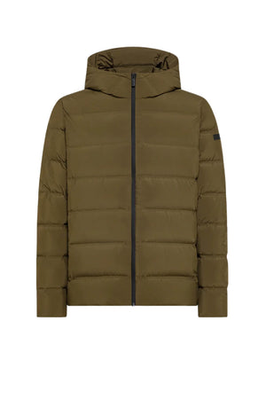 Piumino da uomo RRD con cappuccio e zip fronte