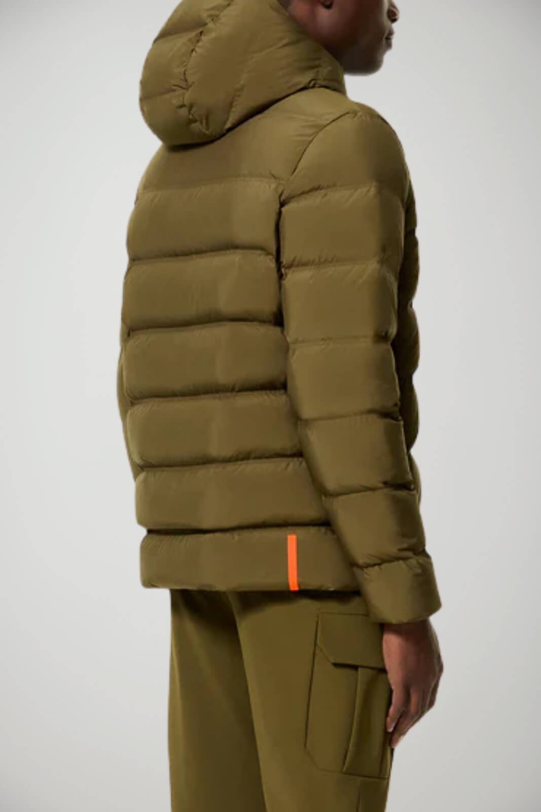 Piumino da uomo RRD con cappuccio e zip retro