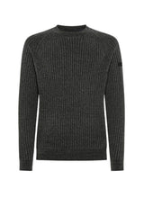 Maglione da uomo RRD in velluto a girocollo fronte