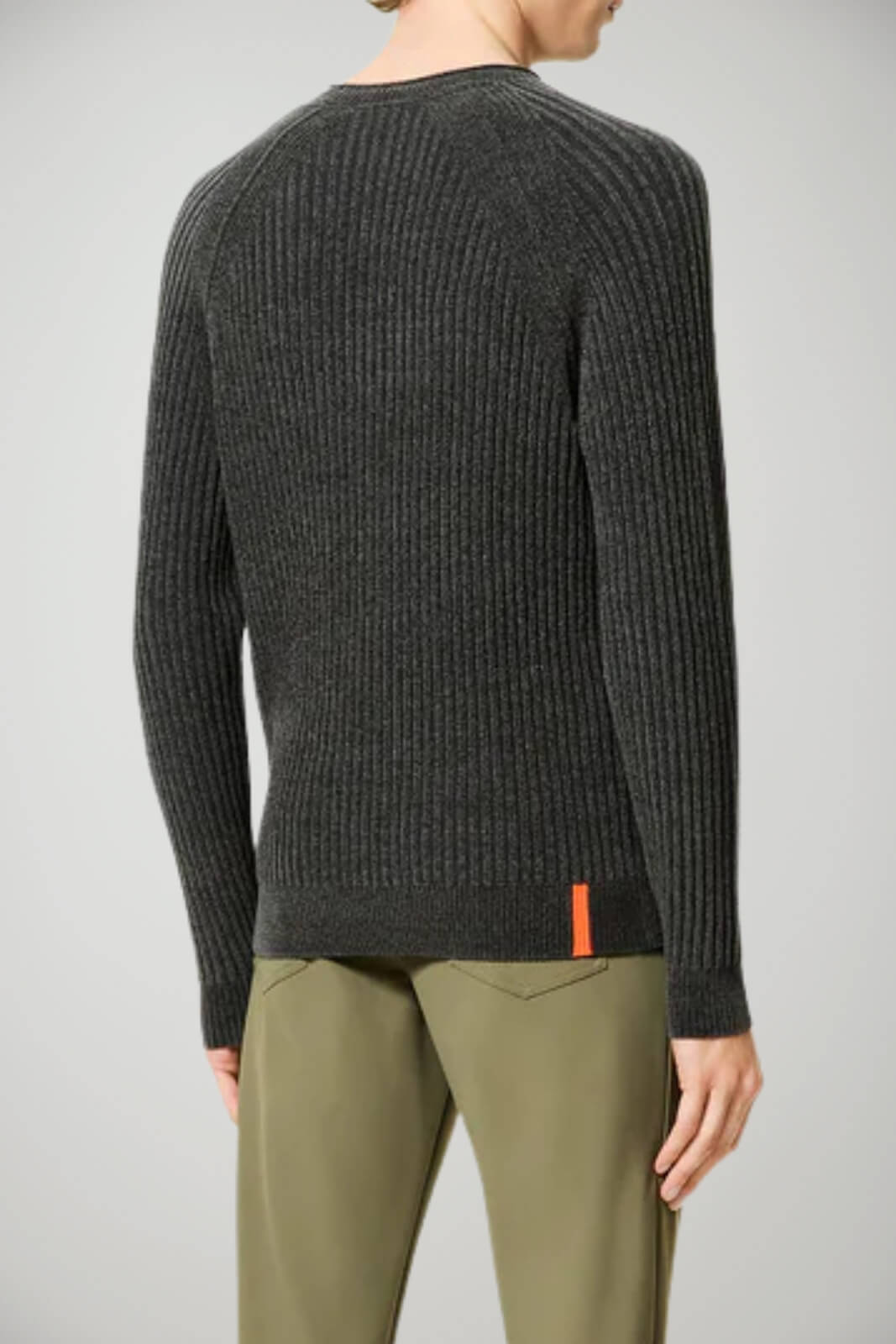 Maglione da uomo RRD in velluto a girocollo retro