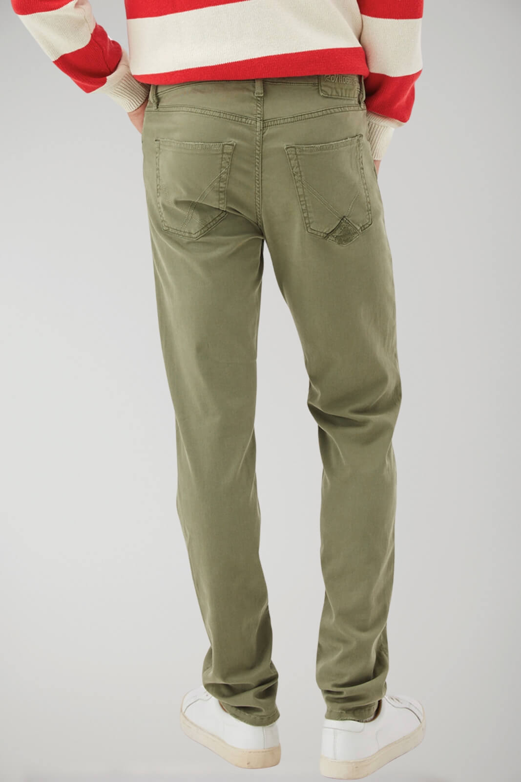 Pantalones de hombre Roy Rogers 517 PLAIN DRILL STRETCH CROW