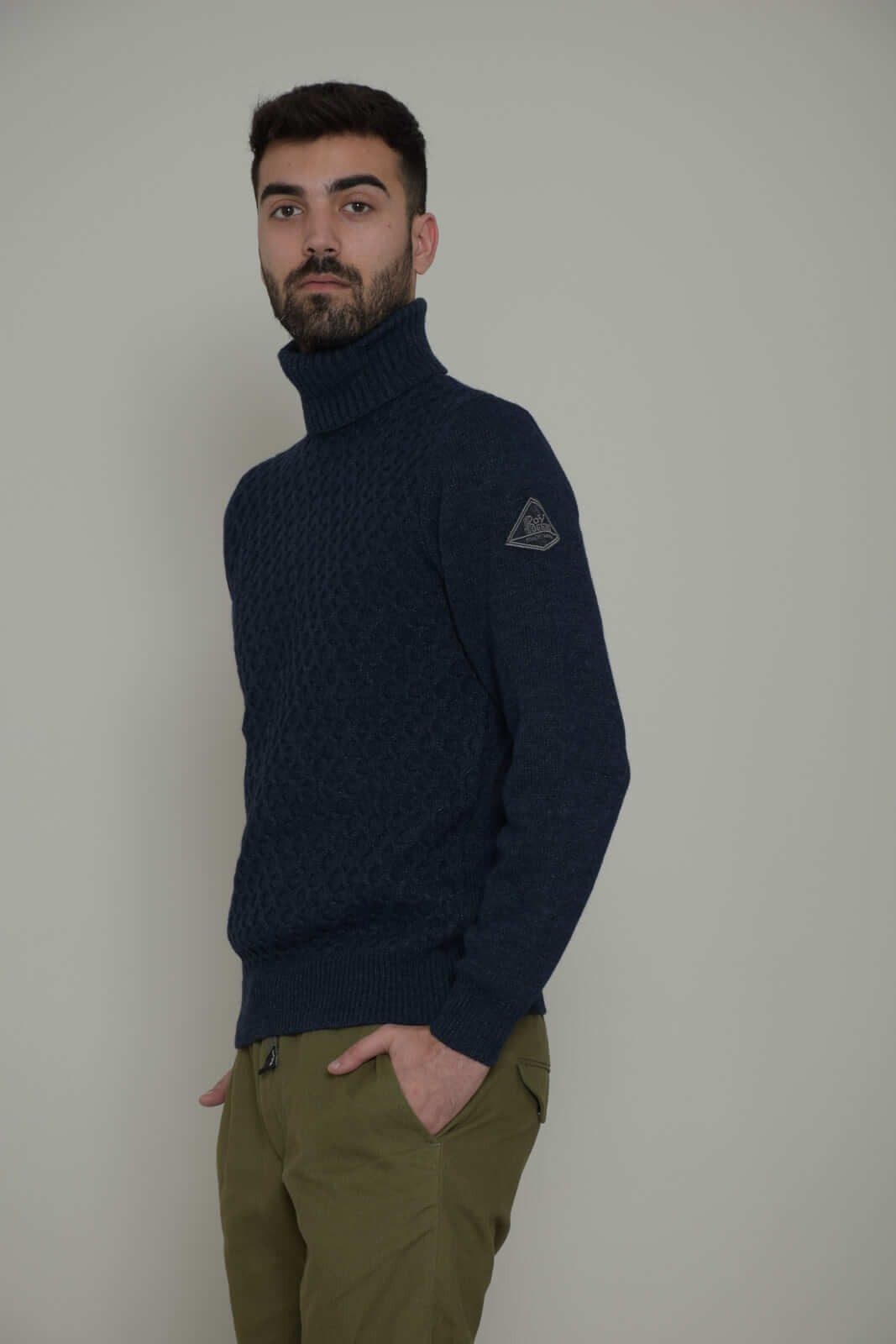 Roy Roger’s Maglia Uomo a collo alto