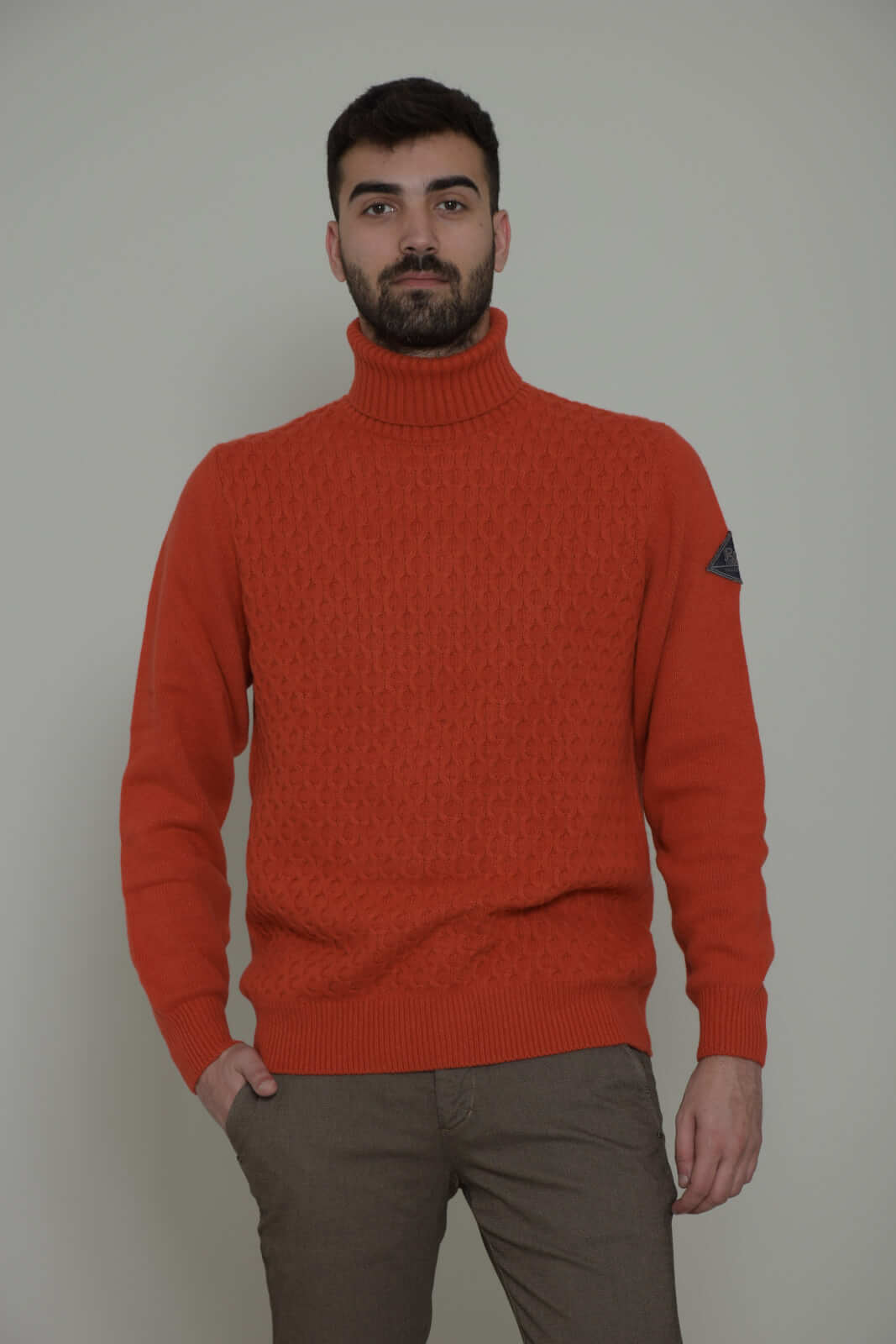 Roy Roger’s Maglia Uomo a collo alto