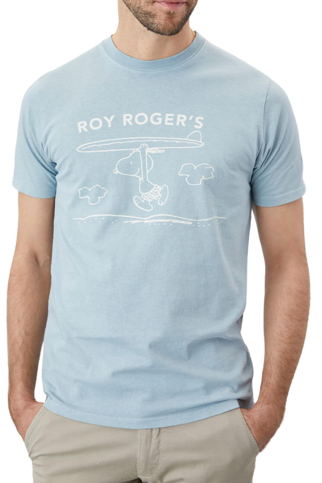 Roy Roger’s T Shirt uomo Peanuts jersey Surf