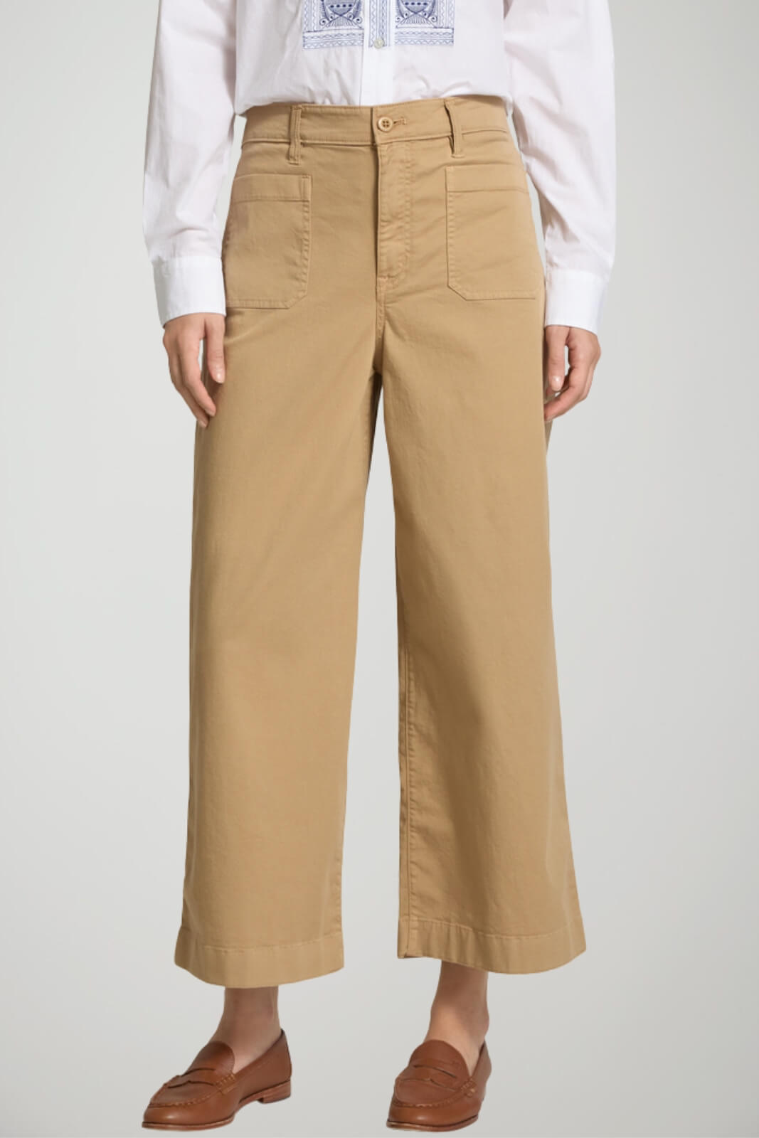 Ralph Lauren Pantaloni Donna Gamba Ampia a Palazzo