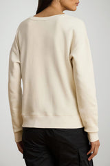 Ralph Lauren Felpa Donna con Maxi Decorazione Centrale