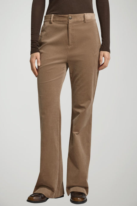 Ralph Lauren Pantaloni Donna di Velluto a Costine