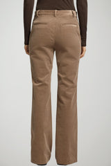 Ralph Lauren Pantaloni Donna di Velluto a Costine