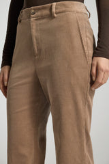 Ralph Lauren Pantaloni Donna di Velluto a Costine
